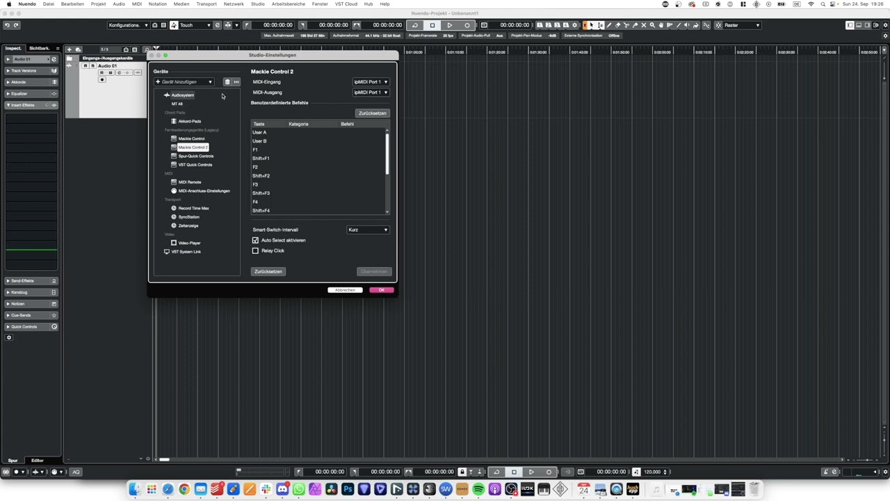 How to setup Nuendo (DAW) to control your m!ka Mic Arm's