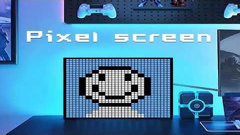 Smart LED Matrix Pixel Display RGB DIY Graffiti Bluetooth App Control Art Display For Gami