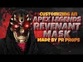 Customizing an Apex Legends Revenant Mask