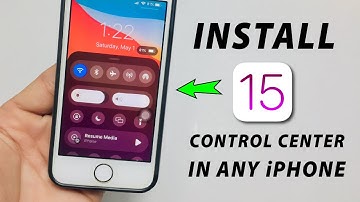 How to install IOS 15 Control Center In any iPHONE.