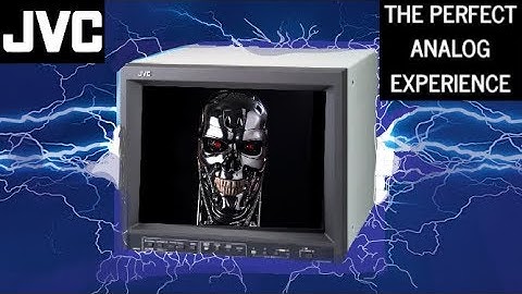 JVC Vintage CRT Monitor - TM-H150CG The Perfect Shadow Mask Experience