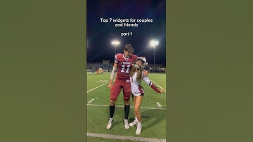 Top 7 widgets for couples and friends part 1#mubr #widget #app #couplewidget #widgetforcouple