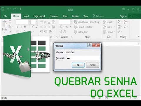 Vídeo: Como Abrir Arquivo Excel Com Senha