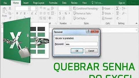 Como abrir Excel sem a senha?