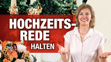 Wer macht die Hochzeitsrede?