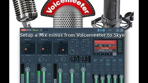 Mix Minus from Voicemeeter Banana to Skype