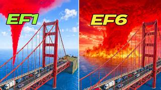 RED MUTANT TORNADO vs GOLDEN GATE BRIDGE | Teardown
