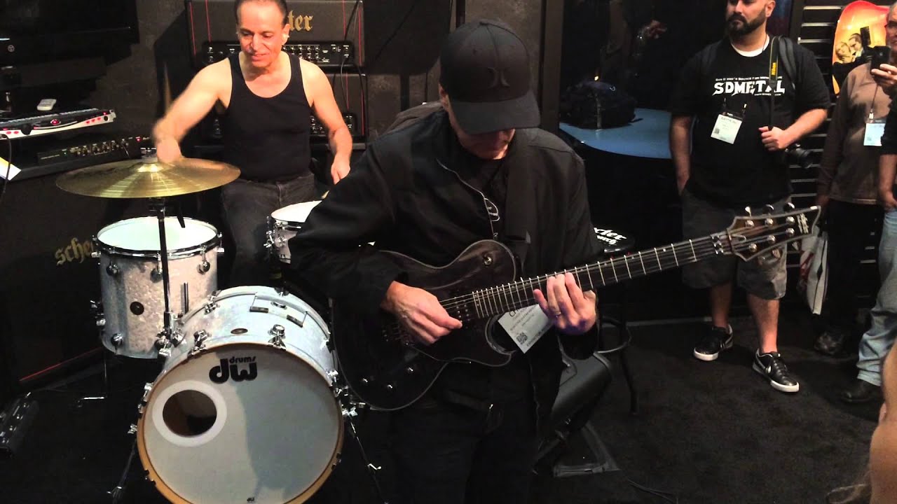 Chris Poland NAMM 2015 Schecter Booth Jam 4