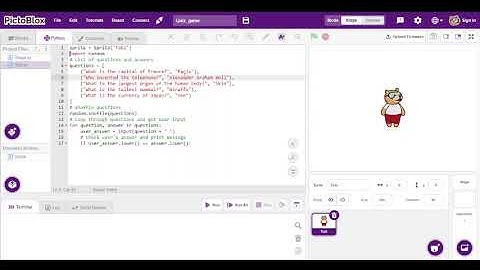 How to make quiz game using python