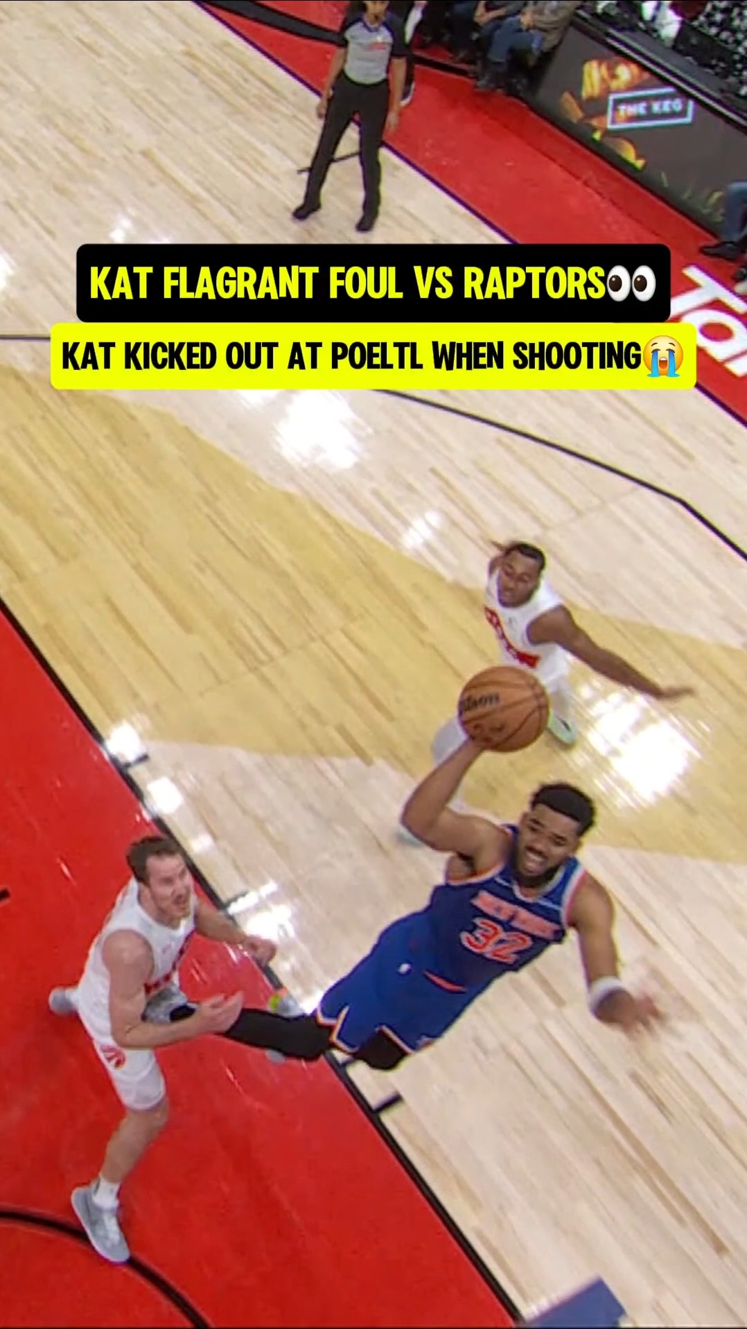 KAT got a flagrant foul for this?