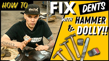 "Metal Shaping 101: How To Use a Hammer & Dolly For DENT REPAIR!!