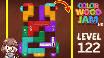 Color Wood Jam Level 122 Solution Walkthrough
