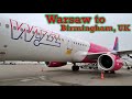 Full Flight: Wizz Air A321 Warsaw to Birmingham, UK (WAW-BHX)