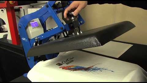 Viper DTG Printer Training Video - Drying or Curing Garments