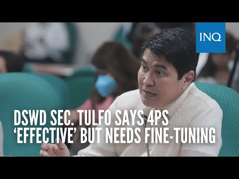 DSWD Sec. Tulfo says 4Ps ‘effective’ but needs fine-tuning