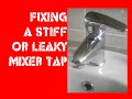 Fixing a stiff or leaking mixer tap (cartridge removal and disassembly)
