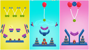 ROPE SLASH - ALL LEVELS MAX LEVEL 3250 GAMEPLAY ( ANDROID & IOS )