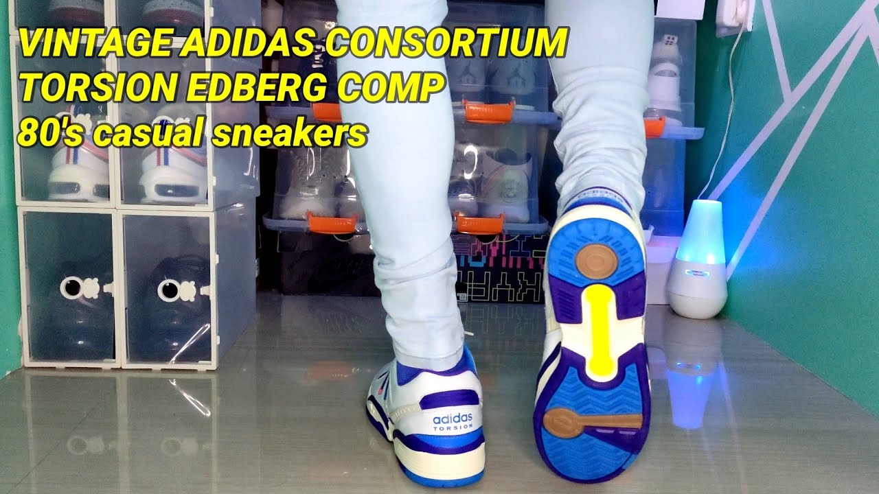 RARE 80`S/90`S VINTAGE ADIDAS TORSION EDBERG COMP/Stefan Edberg Unboxing and On Feet 🇦🇪 - YouTube