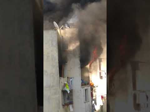 إنفجار غاز في الحي المحمدي مشروع حسن الثاني يارب تلطف بينا يارب