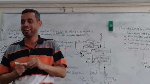 (Lecture 1- 3: in Arabic): Introduction to automatic  control systems