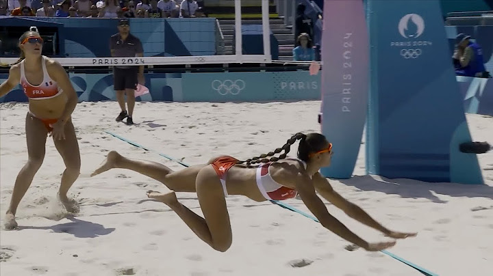 2024 Paris Olympics Women's Beach Volleyball - U.S. vs France