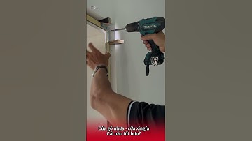 Cửa nào tốt hơn: gỗ nhựa composite hay nhôm xingfa ? #short | Hoàng Đình Việt