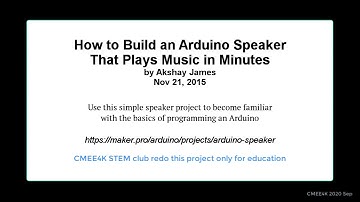 Simple Arduino speaker project (update add Voice over)