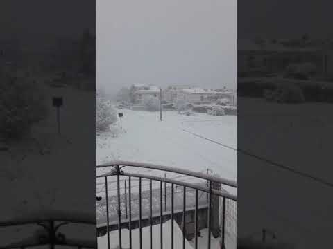 Fiocchi di Neve su San Giovanni Rotondo 27.01.2021