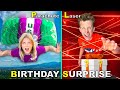 Surprising my kids in Alphabetical Order! World’s Best Birthday Surprises!