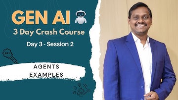 GenAI 3 Day Crash Course - Day3 Session2 | Venkata Reddy AI Classes