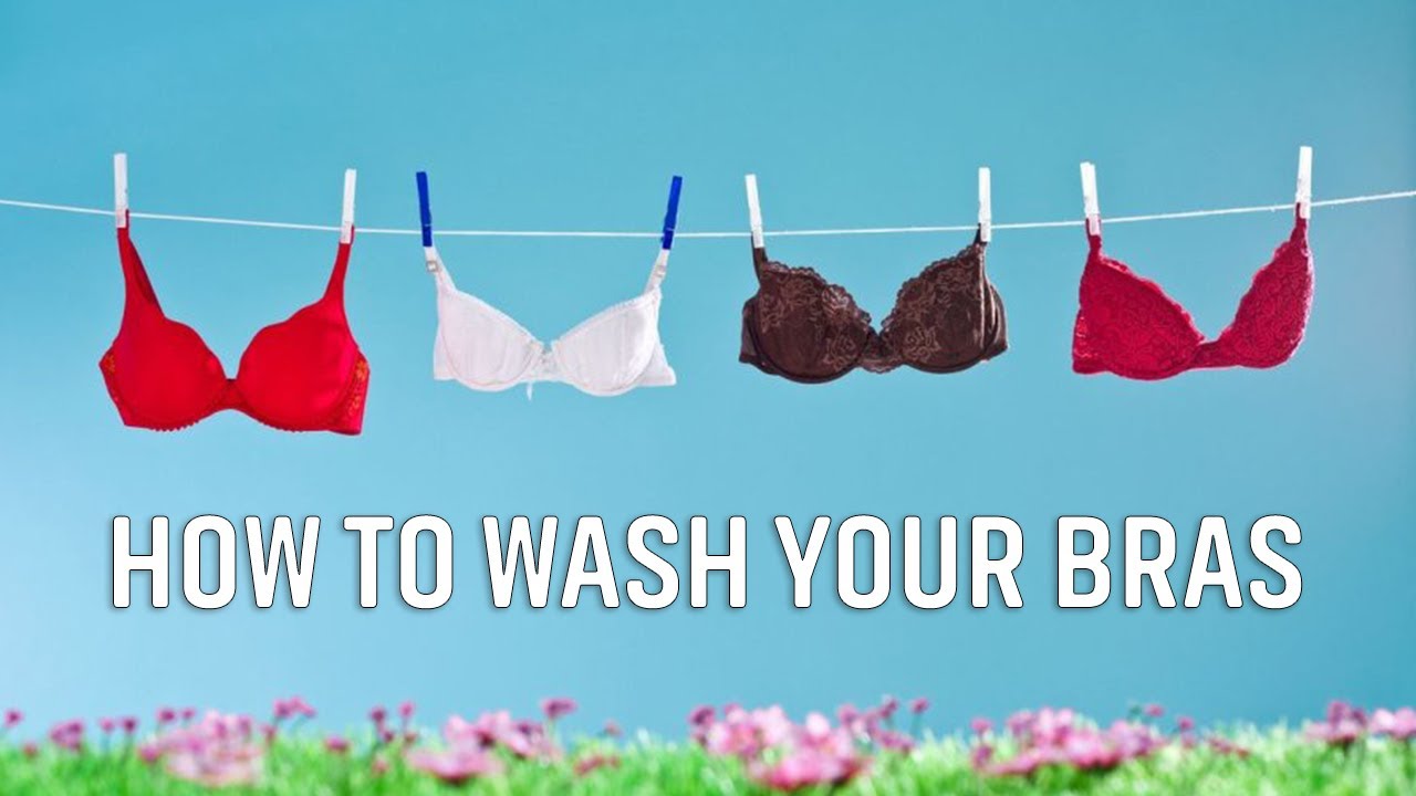 How to Wash Your Bras How To Properly Wash Bras YouTube