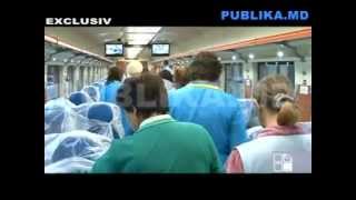 IMAGINI VIDEO EXCLUSIVE! Primul tren european a ajuns la Chişinău