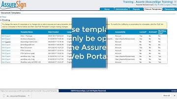 How to Import/Export Templates