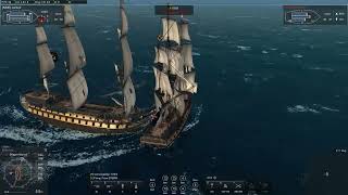 Naval Action PvP battle... Rattvisan vs Redoutable...