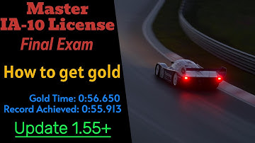 GT7 | How to get Gold on the Master IA-10 License (Update 1.55+)