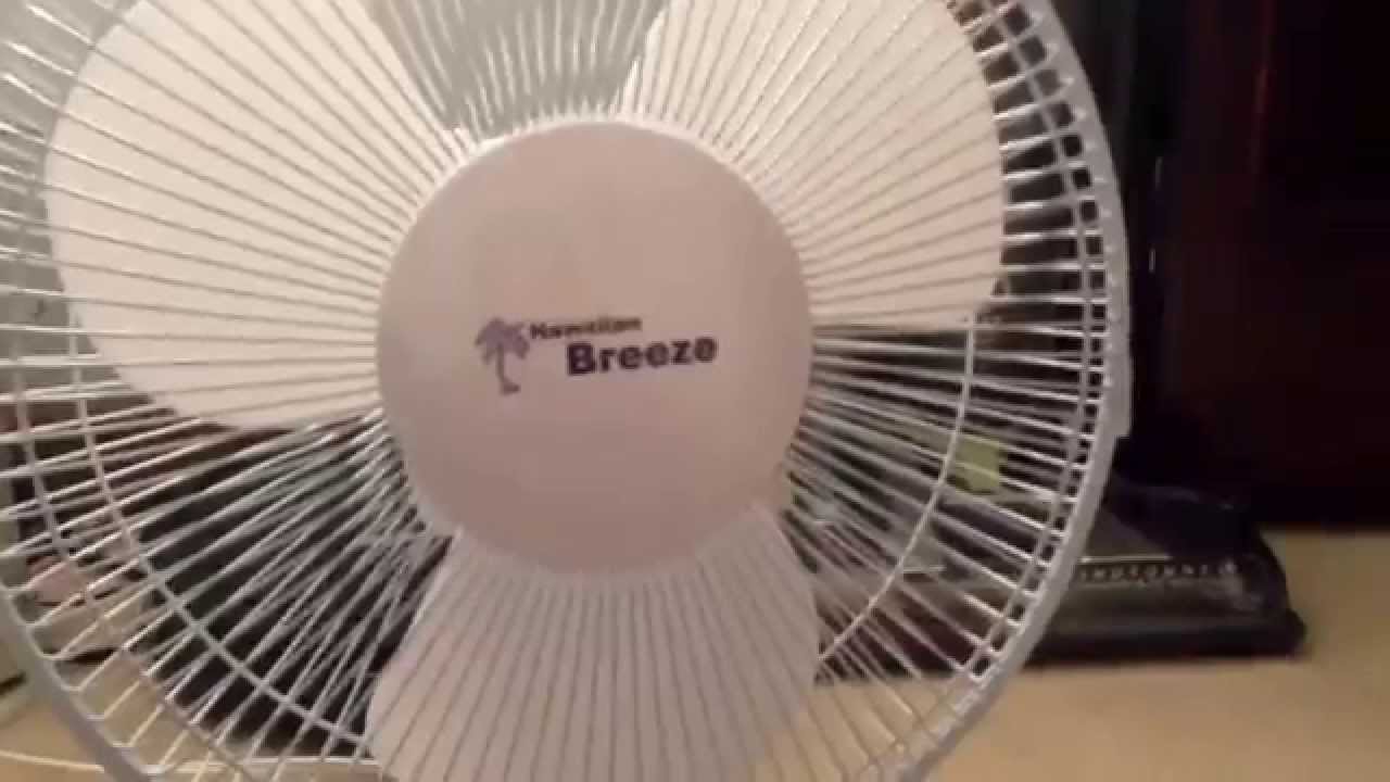 Redo Video 2011 Hawaiian Breeze Table Fan Youtube