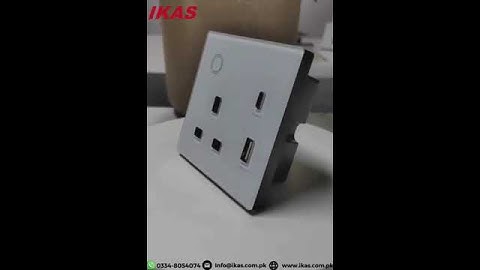 Smart Switches and home automation access series available at IKAS. #ikas #electric #switches