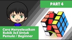 Cara Menyelesaikan Rubik 3x3 untuk pemula Part 4 - Durasi: 12.01. 