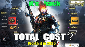 Codm Mythic Ghost Eternal Siege Full Draw Total Cost? 2025 | War