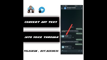 HOW TO CONVERT TEXT TO VOICE WITH THE HELP OF BOT TELEGRAM