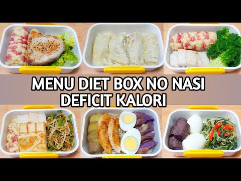 Panduan Masakan MENU DIET BOX TANPA NASI || DEFICIT KALORI Yang Sehat