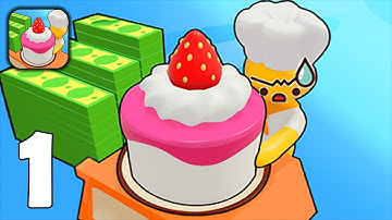 My Sweet Bakery! - Stickman Sweet Bakery - Part 1 - Gameplay Walkthrough(iOS, Android)