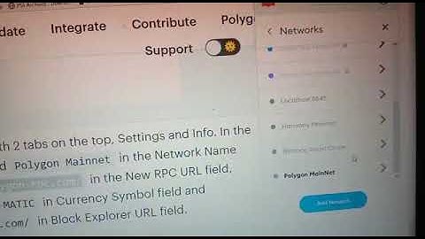 polygon network fix on metamask