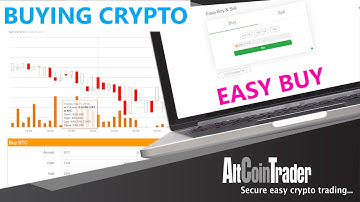 BUYING crypto on AltCoinTrader and the Easy Buy feature!!