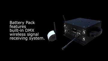 Wireless DMX Battery Pack