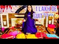 1 lakh de suit ??🤔😱|| suit collection || maancouple || #vlog46  #patialasuits #punjabivlogger