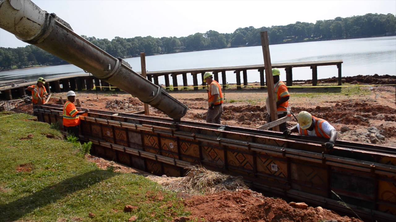 Broadway Lake Seawall McFalls Landing YouTube