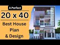20x40 House Plan | 20x40 House Design | 20x40 ft 3D Design | 20x40 East facing House Plan
