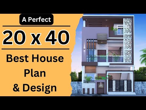 20x40 House Plan | 20x40 House Design | 20x40 ft 3D Design | 20x40 East ...