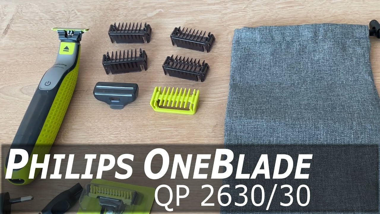rag vitality Care Philips QP2630/30 OneBlade, Philips Face and Body | Unboxing - YouTube